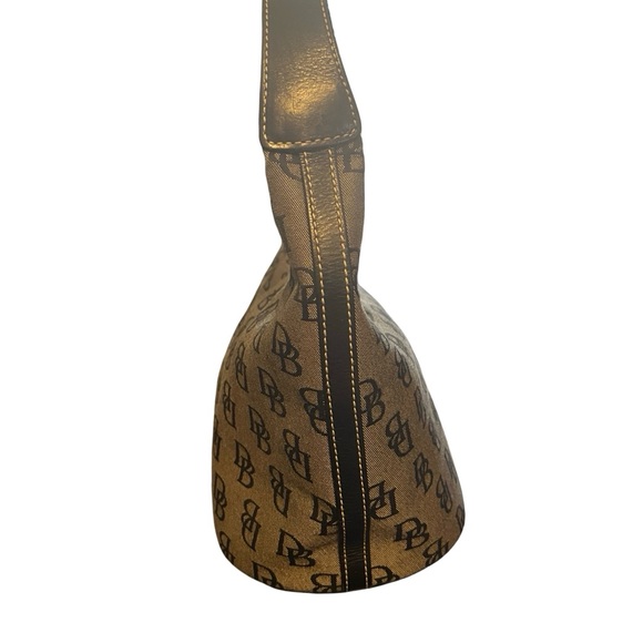 Dooney & Bourke Monogram Brown Shoulder Bag - Picture 3 of 9